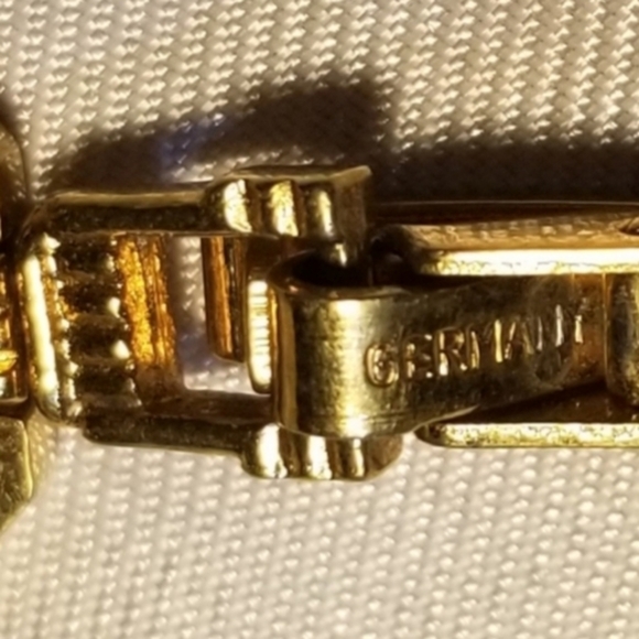 LANVIN Deco Red Crystal Bracelet ~ Vintage - Picture 8 of 8